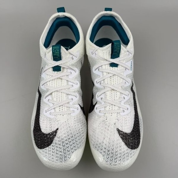 Nike Zoom Superfly Elite 2 Men Size 11.5 White Green Track Spikes NEW - Picture 3 of 7